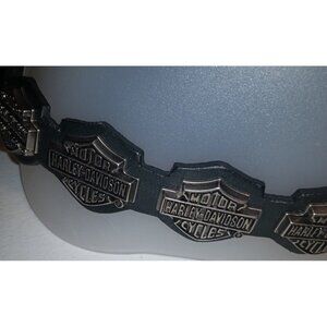 Vintage Rare Harley-Davidson Motorcycle Belt Wrap Around Logo